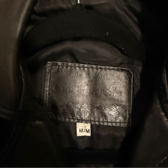 BLACK (GENUINE) LEATHER VEST WITH BRSS ZIPPER 🖤 - Picture 6 of 6